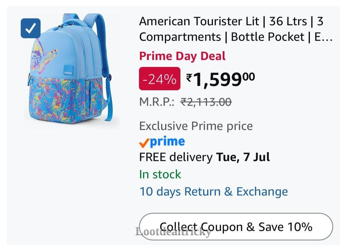 Grab American Tourister – Mind-Blowing Saving @ 10% OFF Grab American Tourister – Mind-Blowing Saving @ 10% OFF