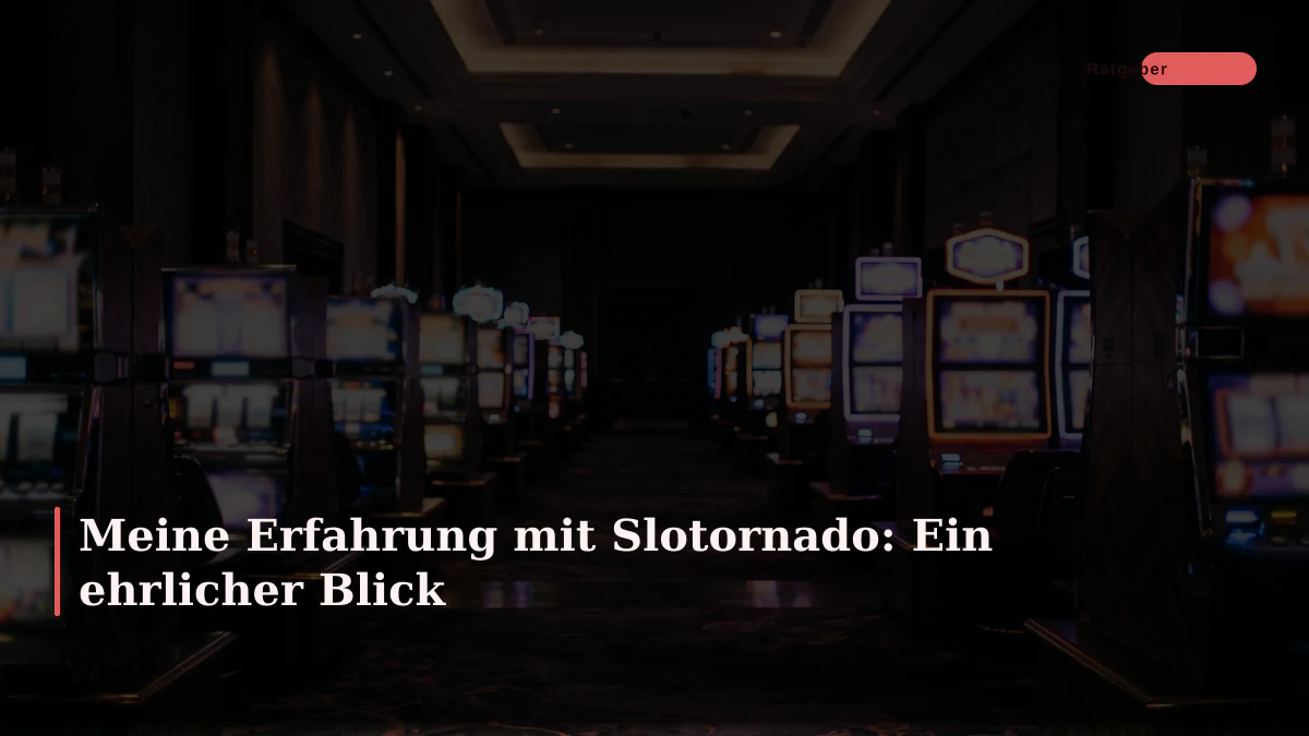 Meine Erfahrung mit Slotornado: Ein ehrlicher Blick