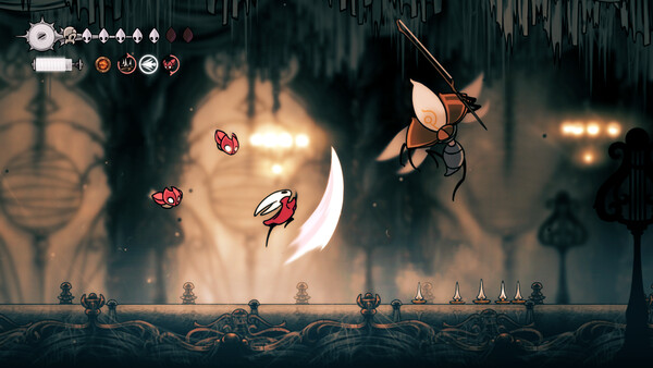 Captura de pantalla de gameplay de Hollow Knight: Silksong #3