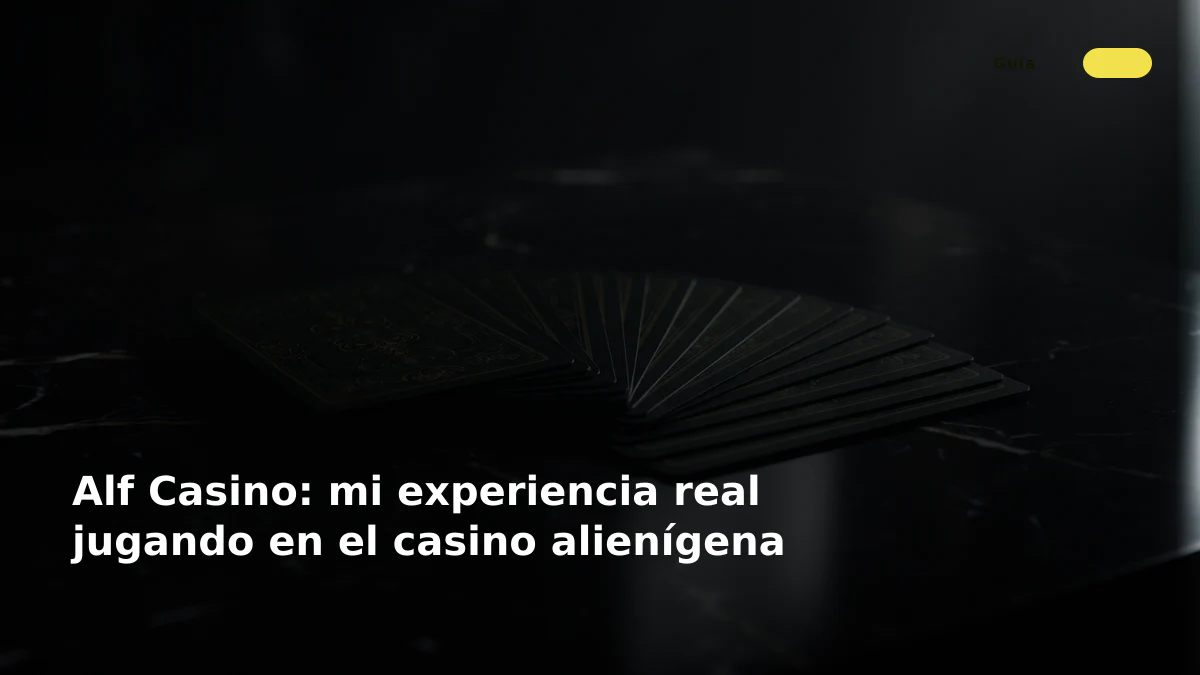 Alf Casino: mi experiencia real jugando en el casino alienígena
