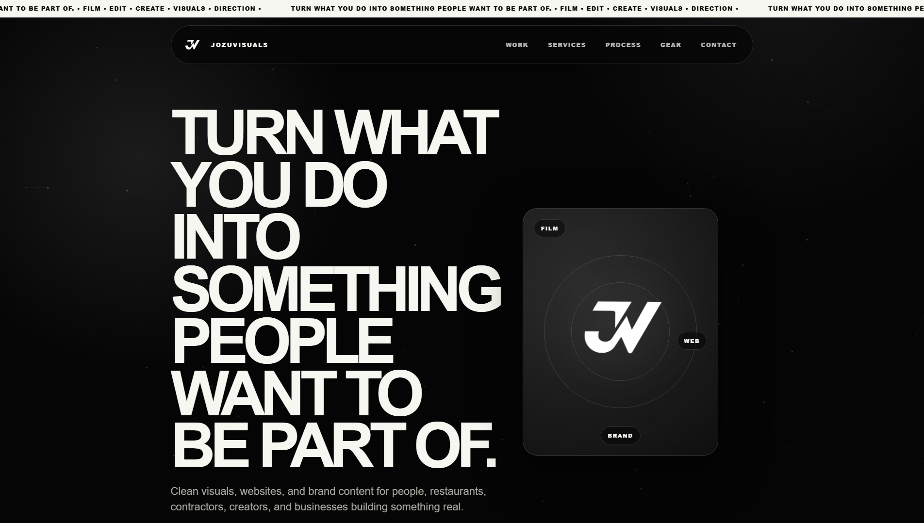 Forensic screenshot of jozuvisuals.com showing the phishing page layout