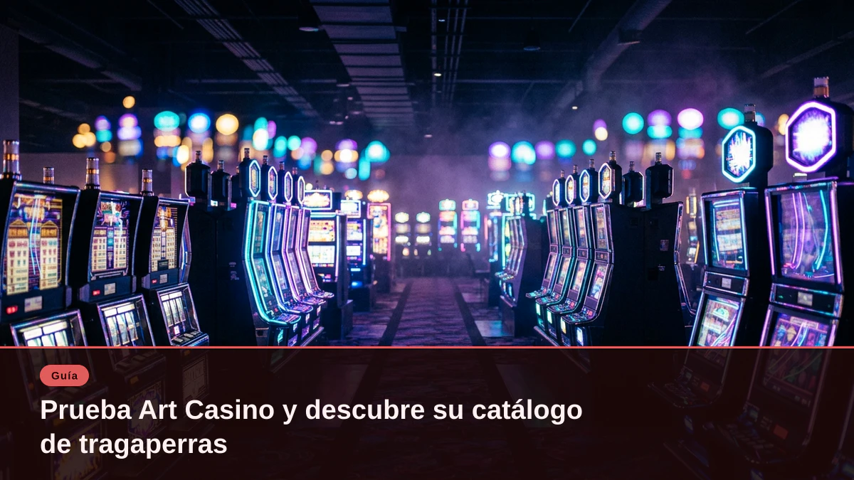 Prueba Art Casino y descubre su catálogo de tragaperras