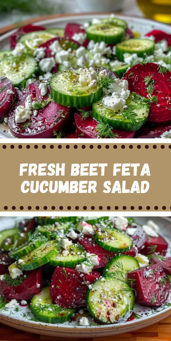 Fresh Beet Salad with Feta and Cucumbers That Tastes Like Summer in Every Bite