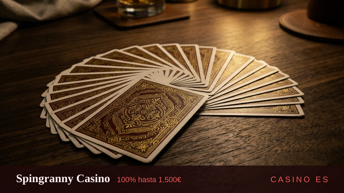 Spingranny Casino — bono de bienvenida 100% hasta 1.500€ + 100 FS, pagos: Visa, Mastercard, Skrill, Paysafecard, Pix