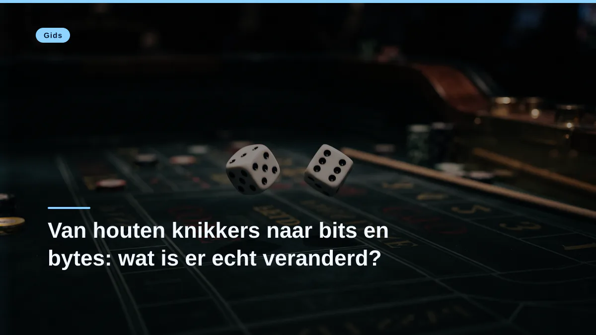 Van houten knikkers naar bits en bytes: wat is er echt veranderd?