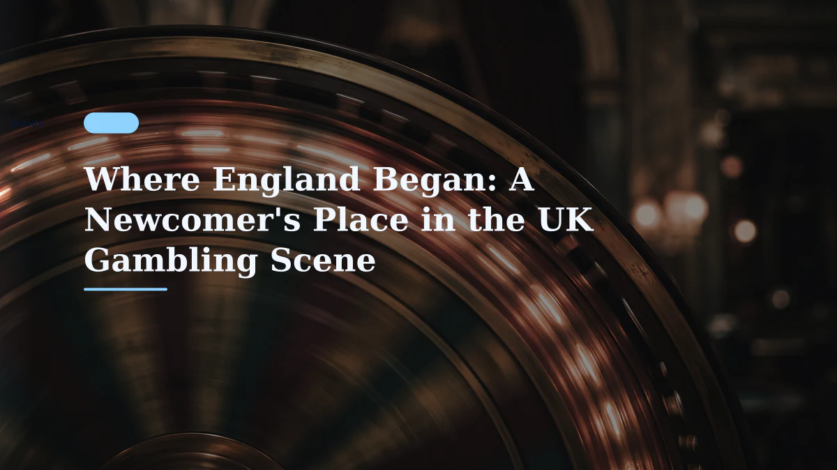 Where England Began: A Newcomer's Place in the UK Gambling Scene