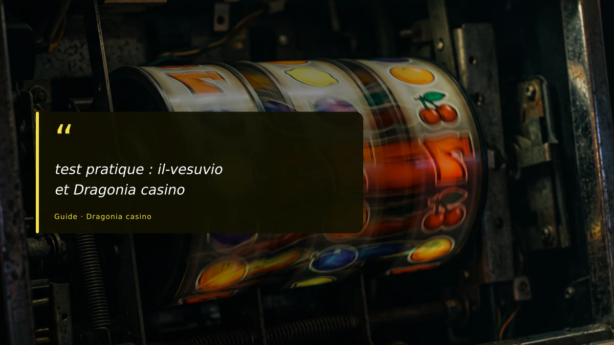 test pratique : il-vesuvio et Dragonia casino