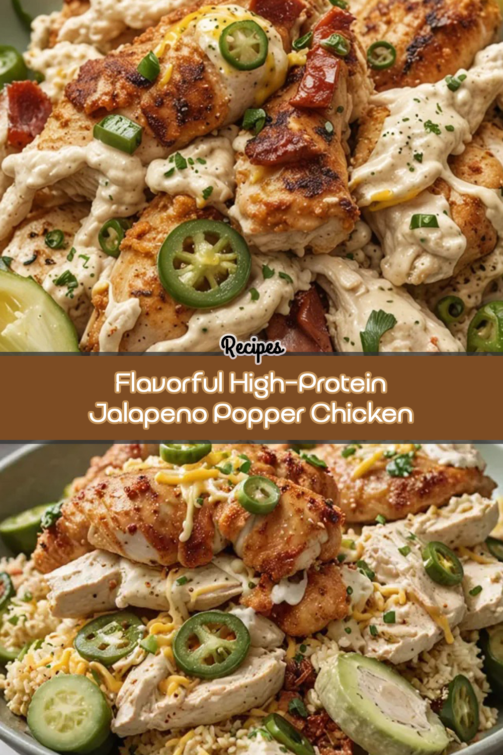 Flavorful High-Protein Jalapeno Popper Chicken