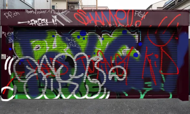 Graffiti artwork by Sark