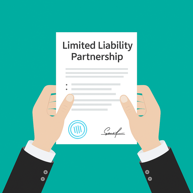 Professional woman working on laptop