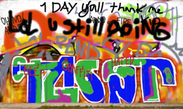 Graffiti artwork by taost