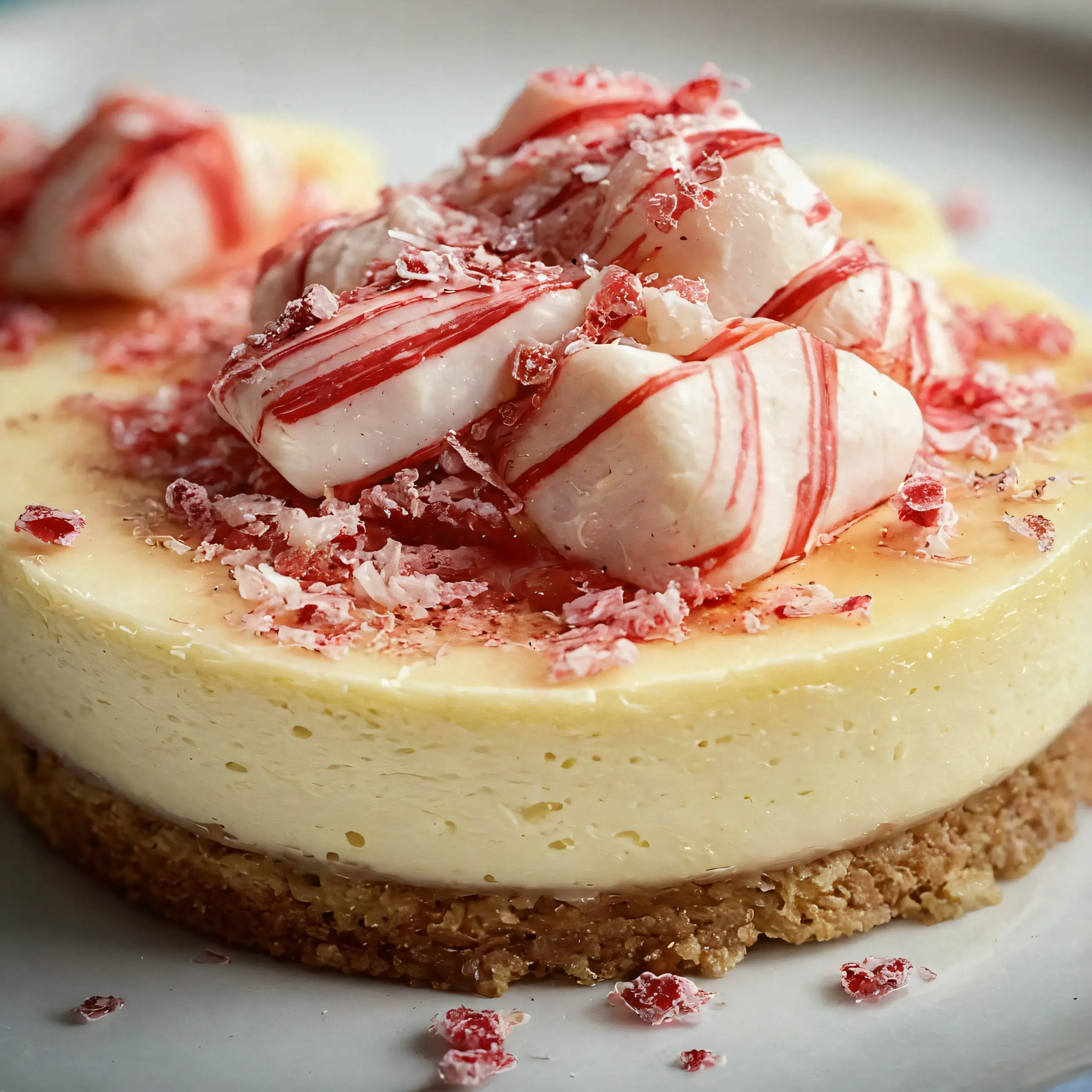 White Chocolate Peppermint Cheesecake Recipe