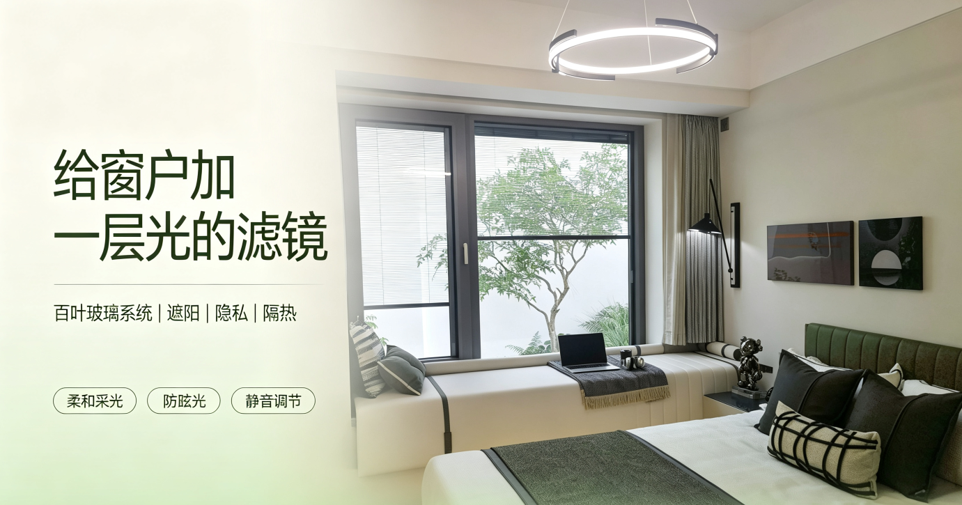 绿色建筑配套电动智能百叶玻璃厂家推荐封面