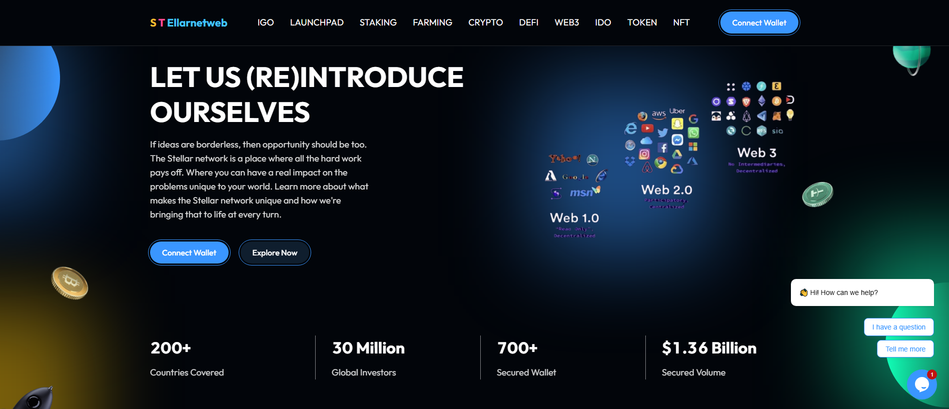 Screenshot of systemnetblockchain.org