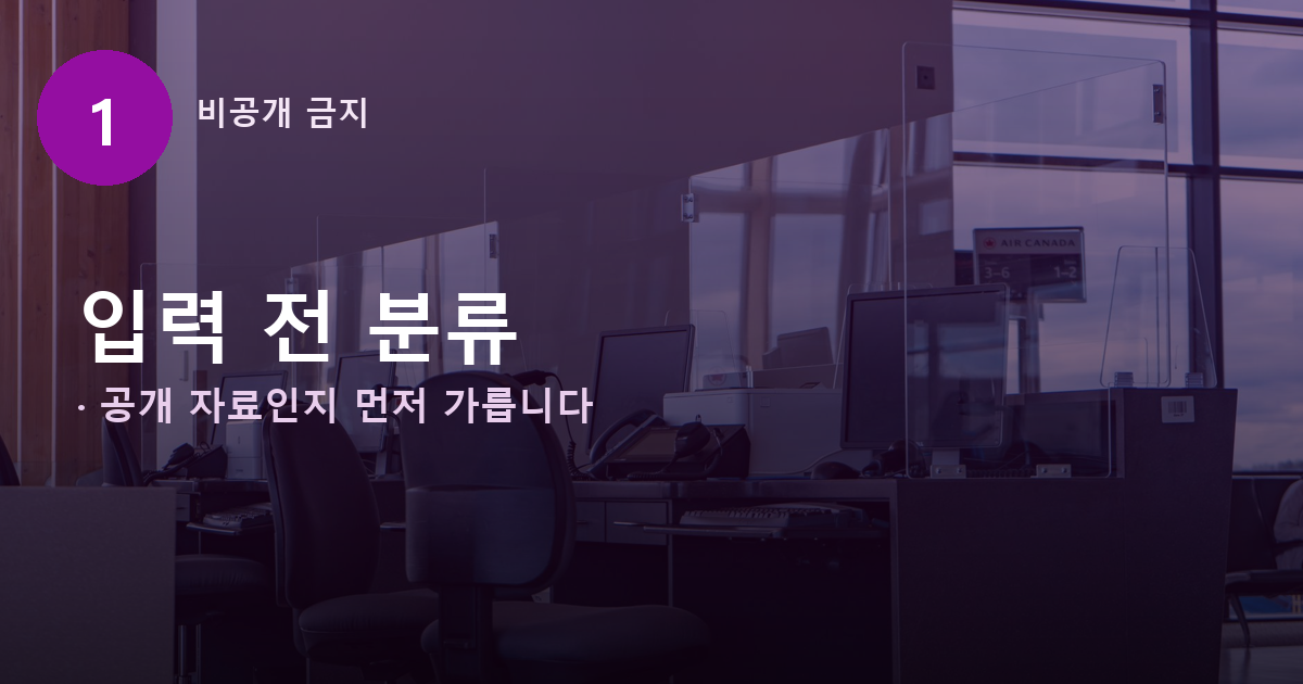 공무원 챗GPT 사용 지침, 되는 일 5가지와 금지선 도식