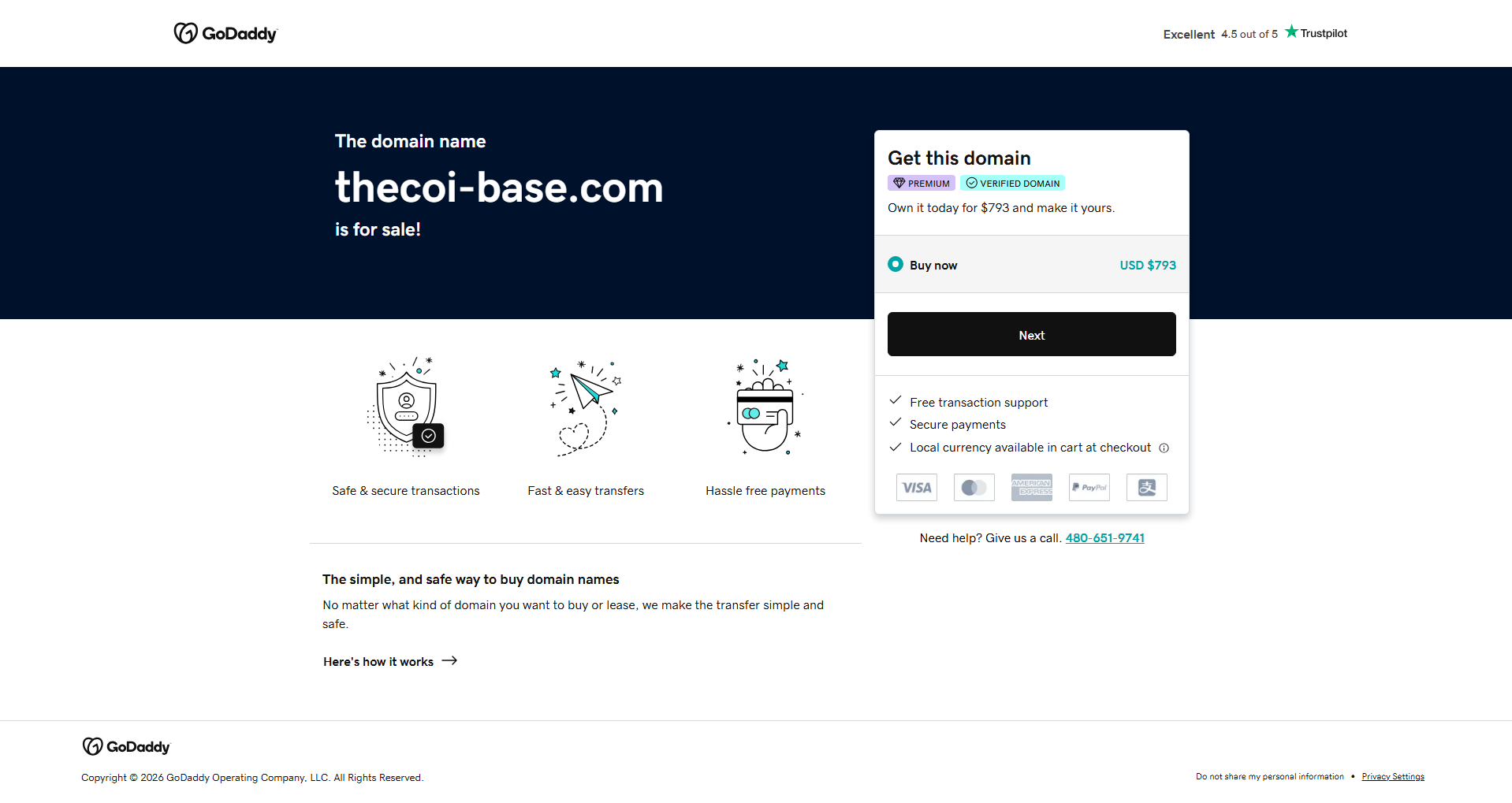 Stored capture of thecoi-base.com