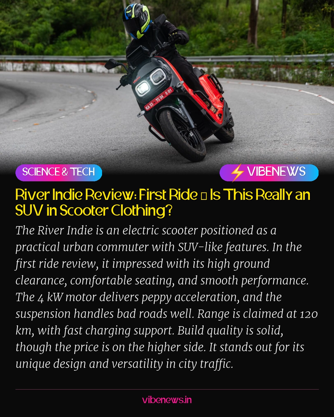 River Indie Review: First Ride – Is This Really an SUV in Scooter Clothing?