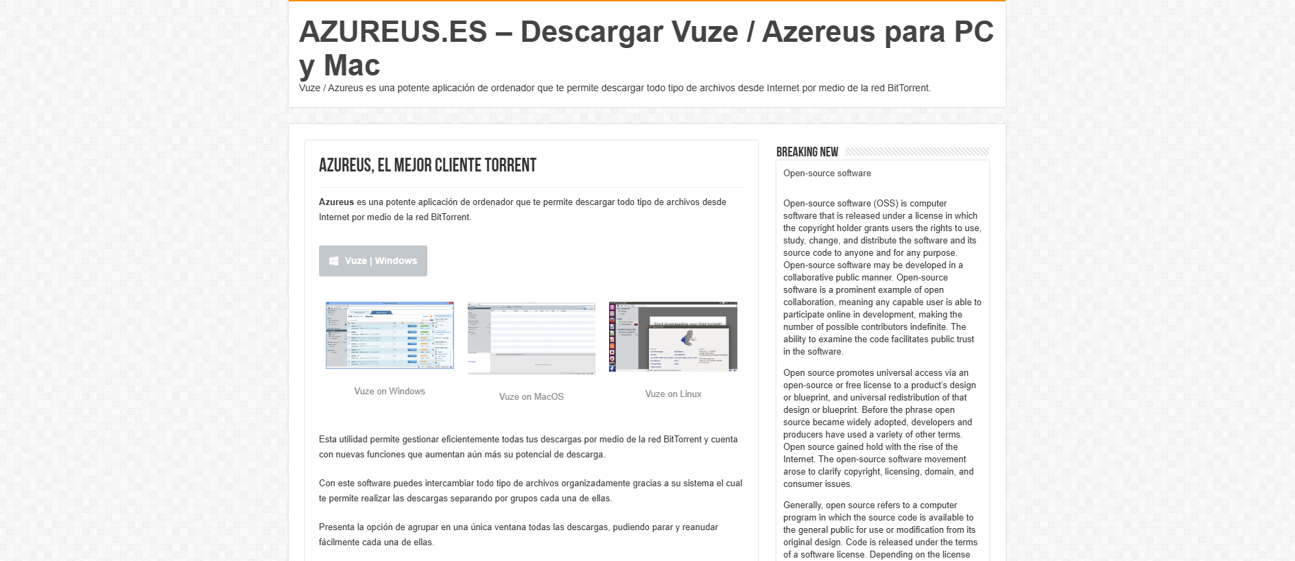 Forensic screenshot of azureus.es showing the phishing page layout