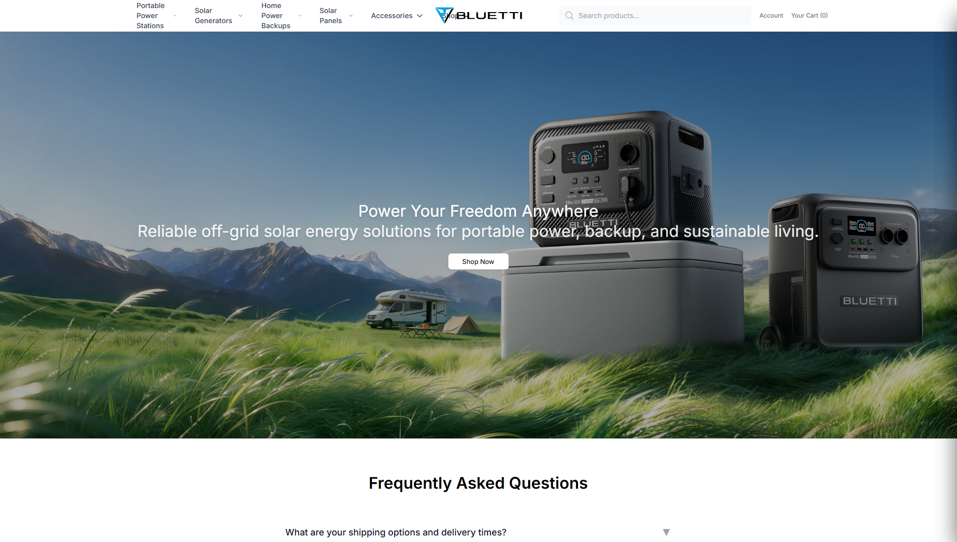 Primary capture · bluettipoweronline.shop
