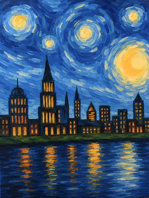 Starry Night Over Liverpool