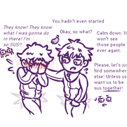 being caught