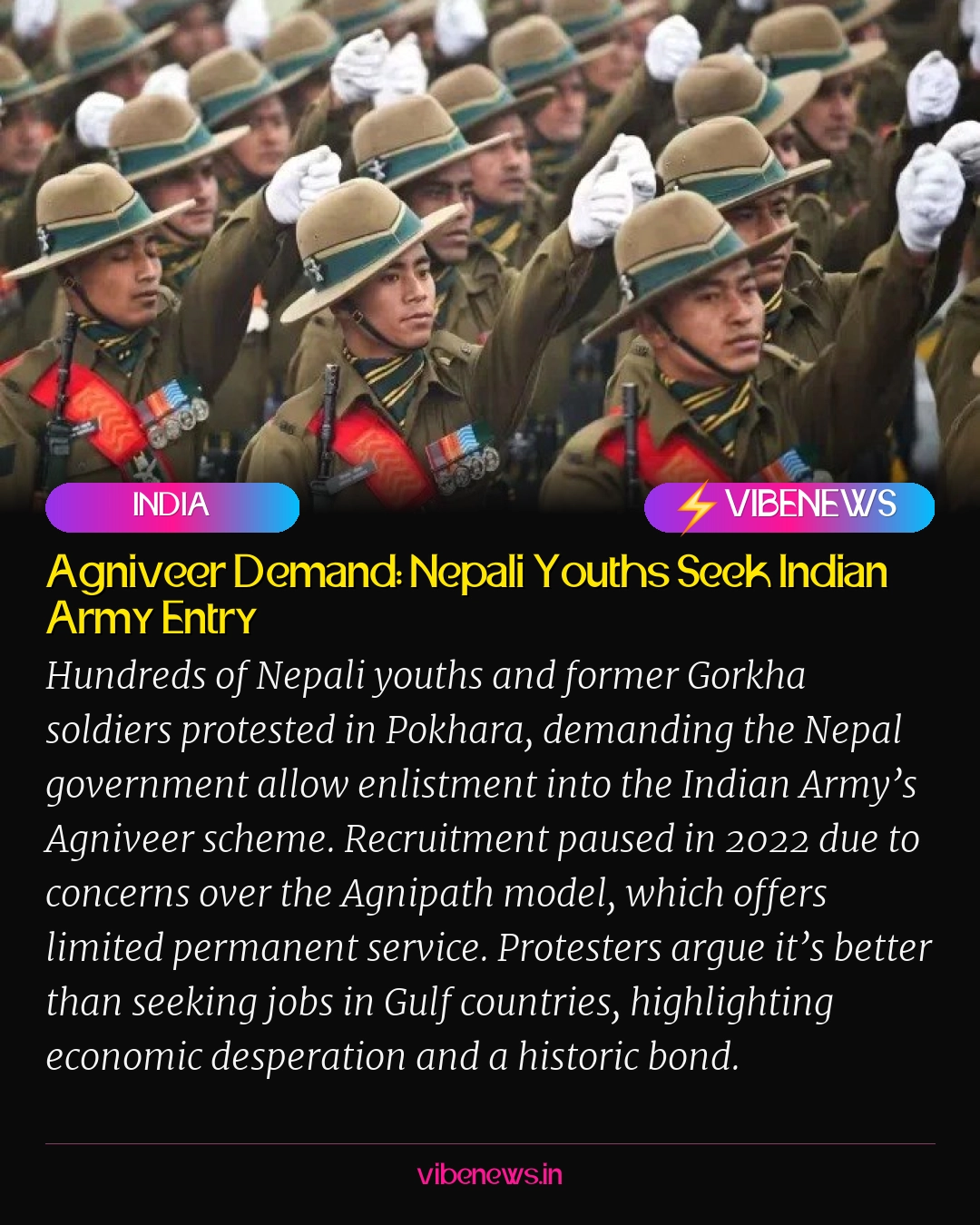Agniveer Demand: Nepali Youths Seek Indian Army Entry