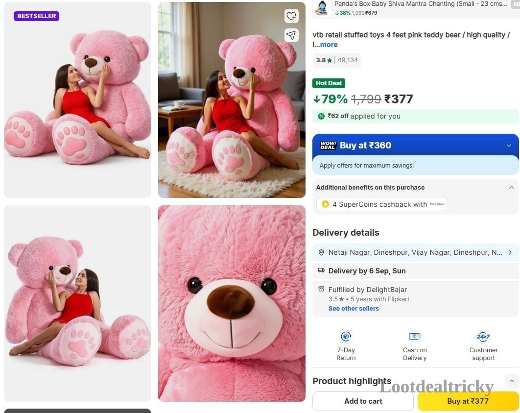 Grab Teddy Bear | Exclusive Sale Discount