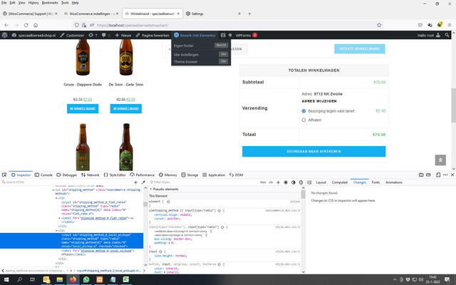 Firefox-Shipping-Method