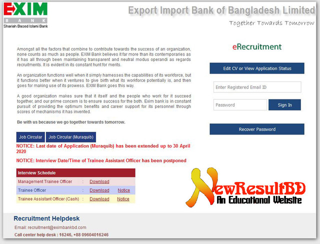 EXIM-Bank-application