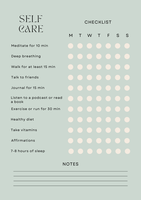 Self-Care-Checklist-1