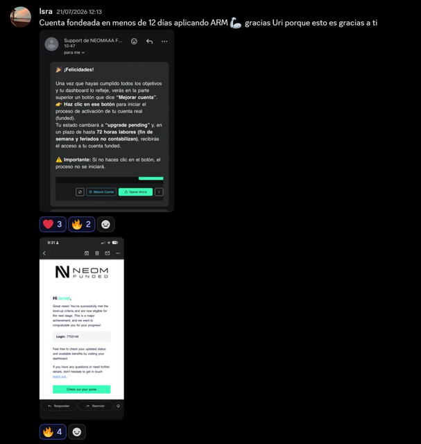 Resultado compartido en la comunidad