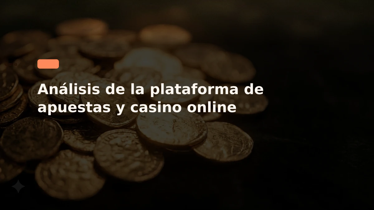 Análisis de la plataforma de apuestas y casino online