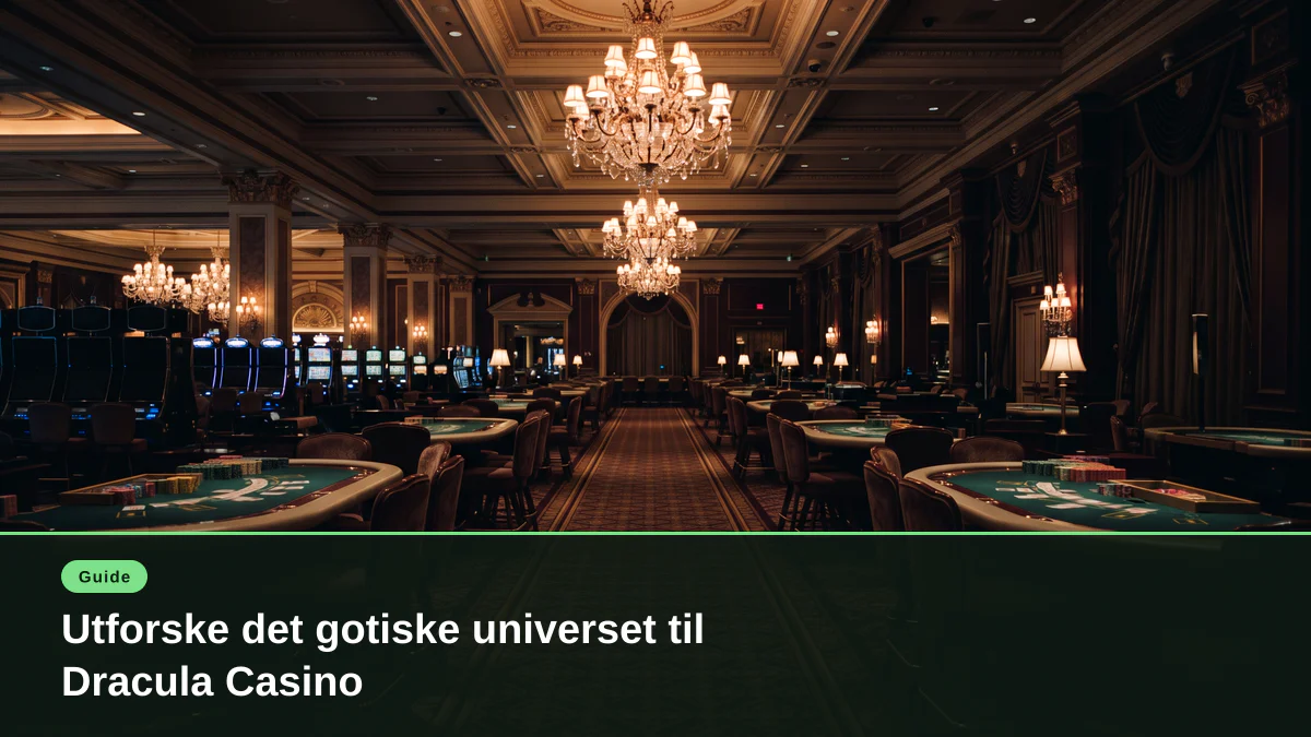 Utforske det gotiske universet til Dracula Casino
