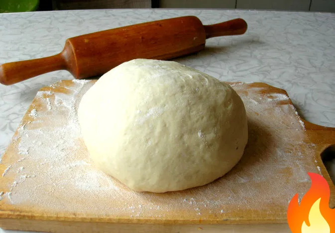 Фото Тесто для пиццы по рецепту Джейми Оливера