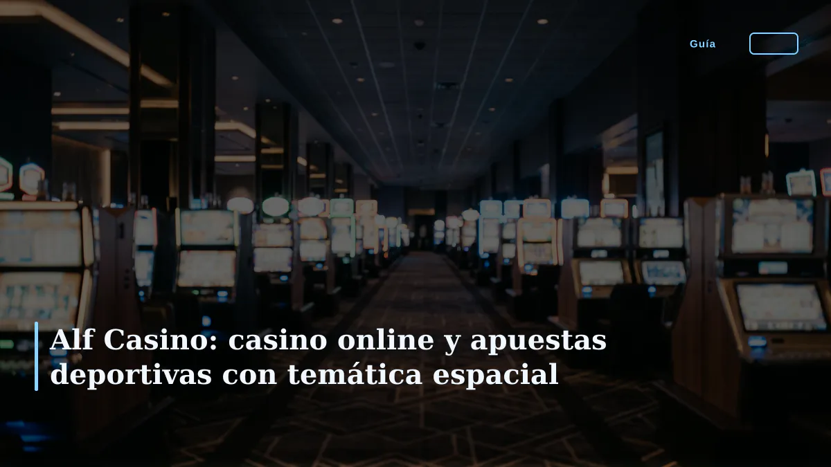 Alf Casino: casino online y apuestas deportivas con temática espacial