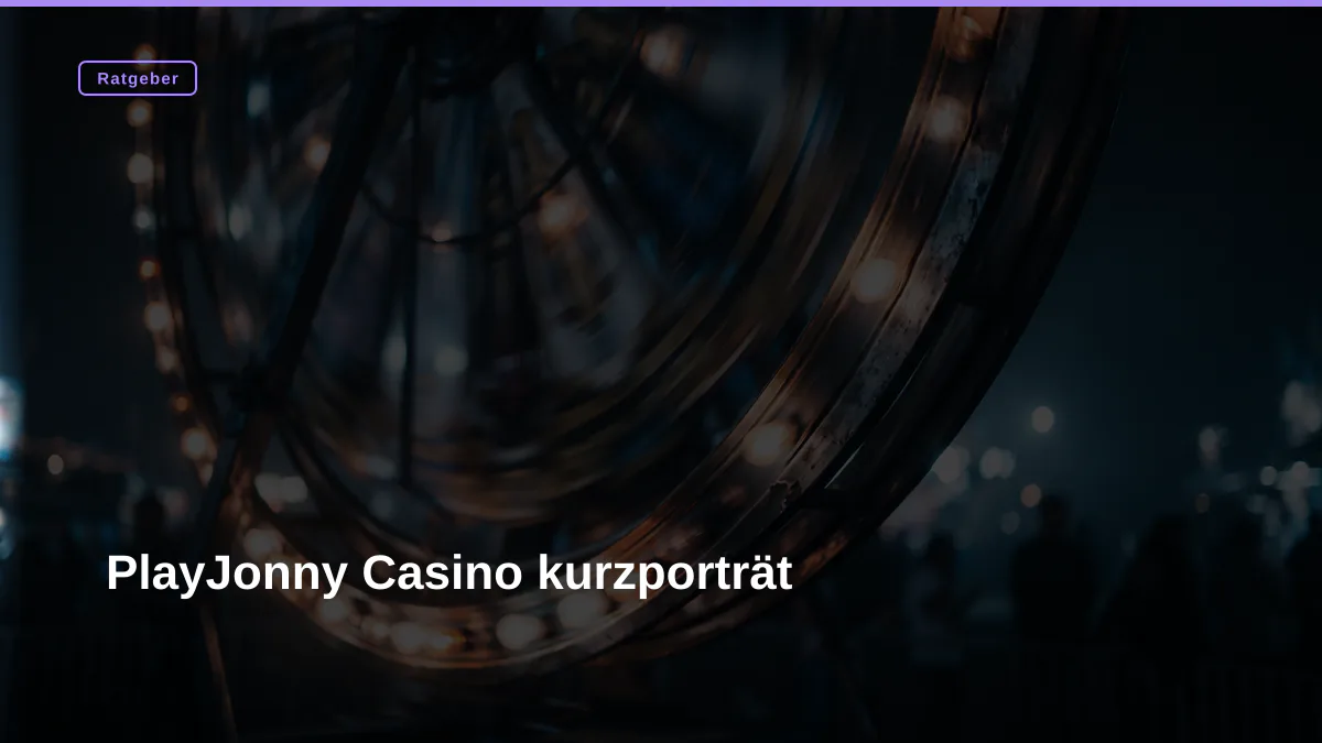 PlayJonny Casino kurzporträt