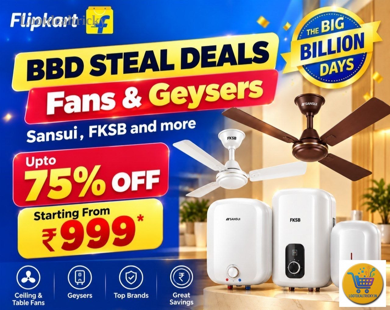 Flipkart Bbd Steal – Just 75% OFF | Loot Ka Maal Flipkart Bbd Steal – Just 75% OFF | Loot Ka Maal