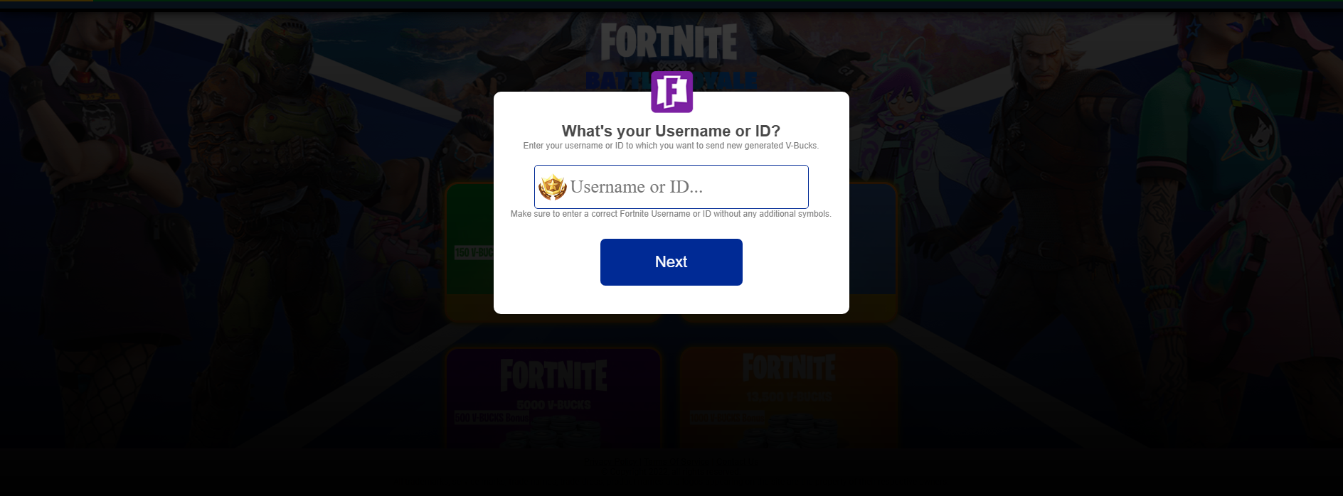 Stored capture of vbucks-booster.pages.dev