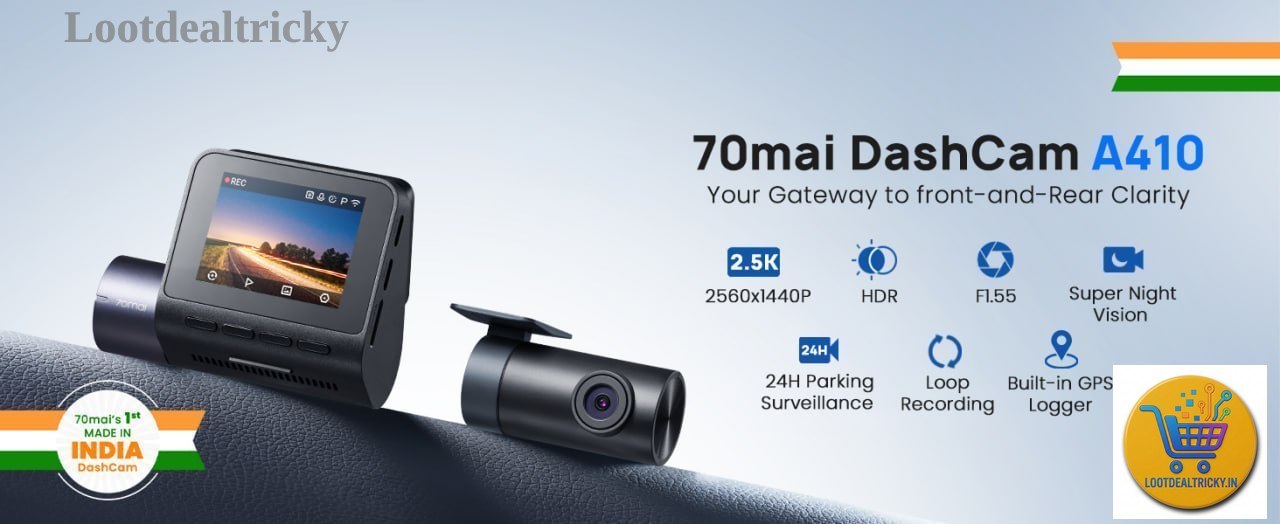 70mai A410 Dual – Just ₹7200 | Best Deal