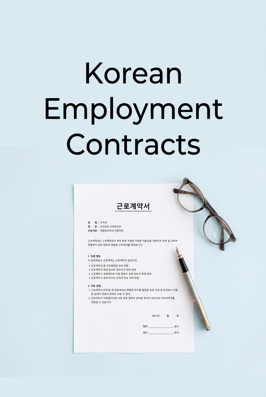 Korean employment contract guide for foreign workers in 2026