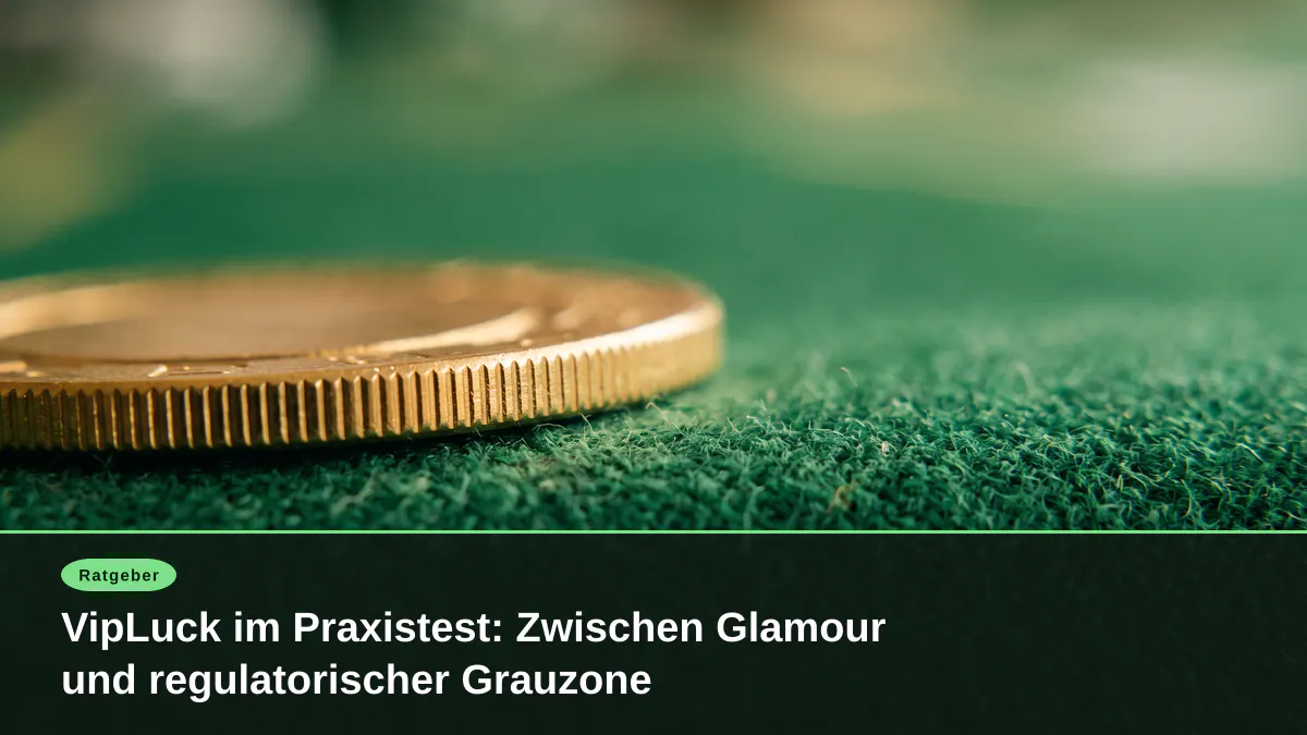 VipLuck im Praxistest: Zwischen Glamour und regulatorischer Grauzone