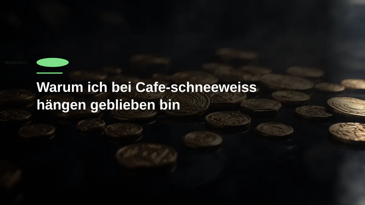 Warum ich bei Cafe-schneeweiss hängen geblieben bin
