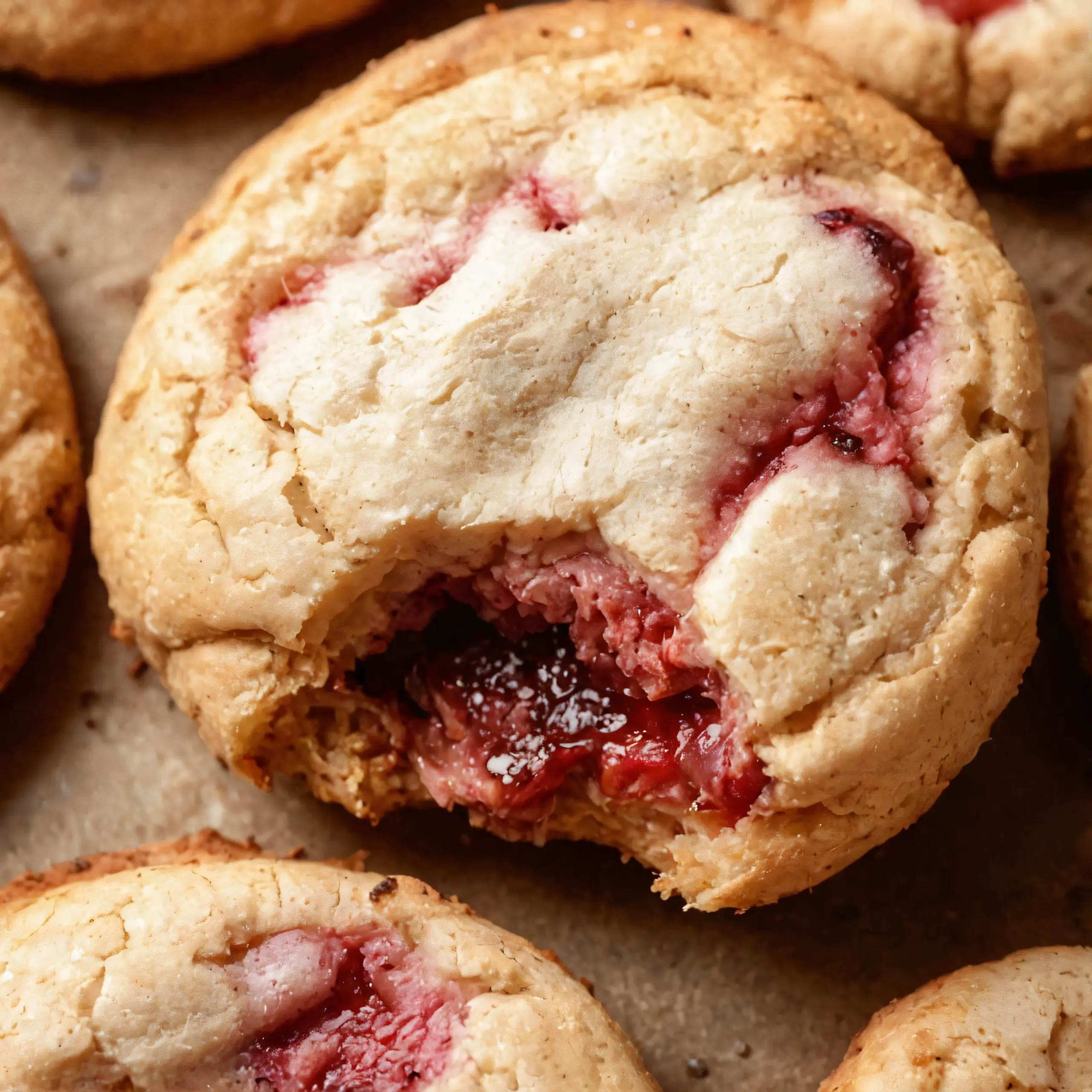 Delicious Strawberry Cheesecake Cookies