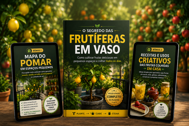 Pacote Completo Frutíferas em Vaso