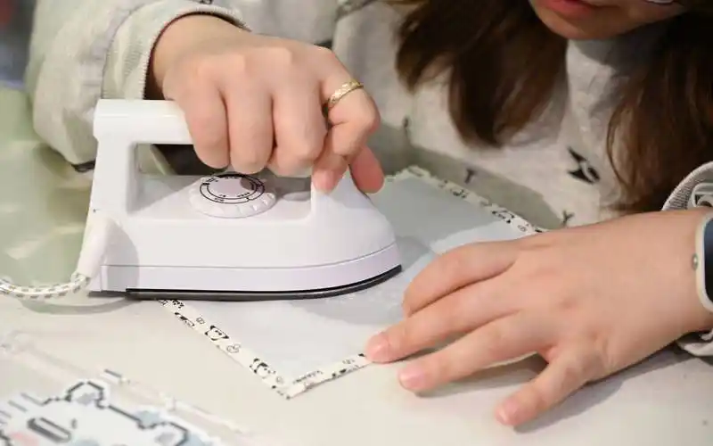 Perler Bead Ironing