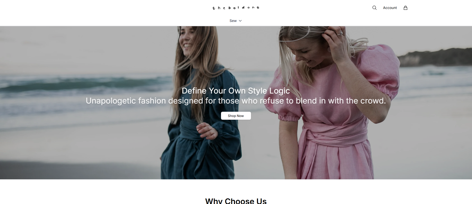 Stored capture of boldpattern.shop