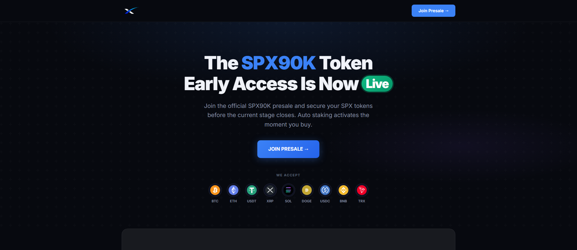 Stored capture of spx90k.space