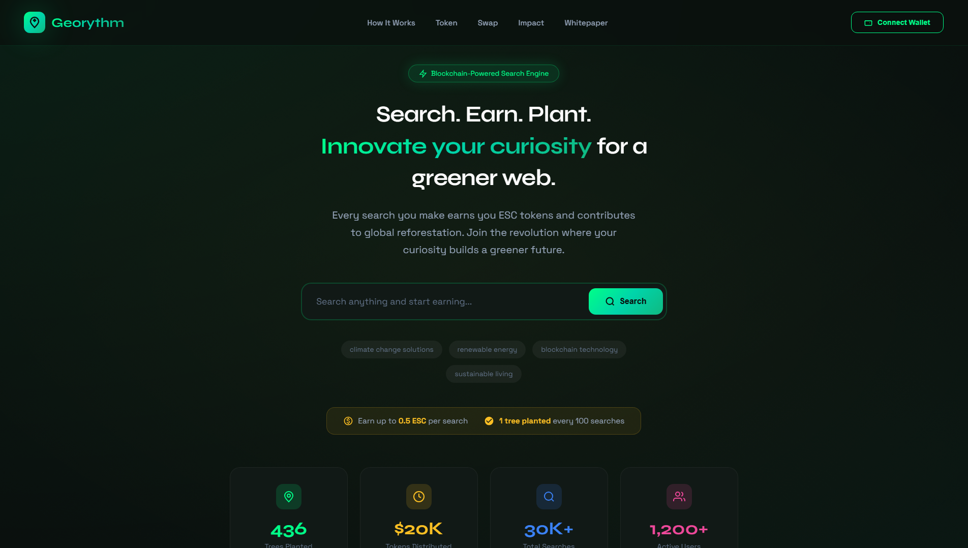 Screenshot of georythm.com