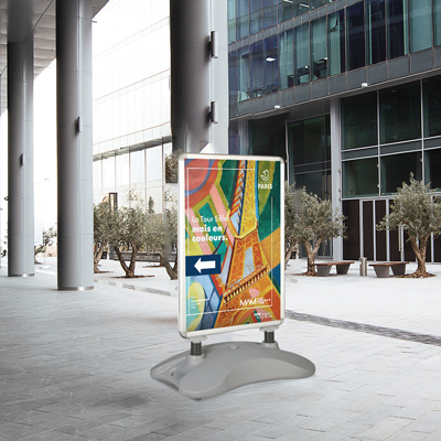 Chevalet / Stop-trottoir – Panneau publicitaire personnalisé
