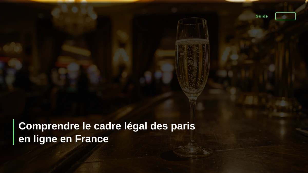Comprendre le cadre légal des paris en ligne en France